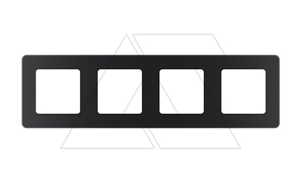 Inspiria - Рамка 4 поста (антрацит) Inspiria - Рамка 4 поста (антрацит)