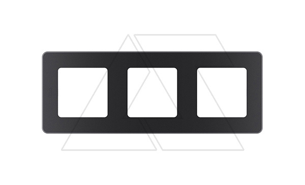 Inspiria - Рамка 3 поста (антрацит) Inspiria - Рамка 3 поста (антрацит)