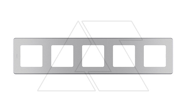 Inspiria - Рамка 5 постов (алюминий) Inspiria - Рамка 5 постов (алюминий)