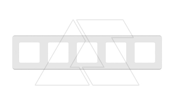 Inspiria - Рамка 5 постов (белая) Inspiria - Рамка 5 постов (белая)