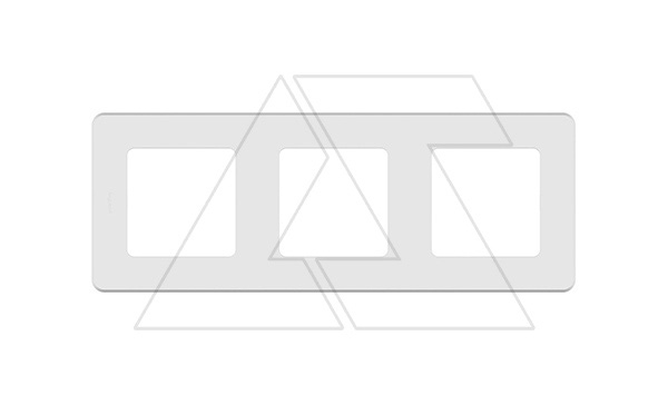 Inspiria - Рамка 3 поста (белая) Inspiria - Рамка 3 поста (белая)