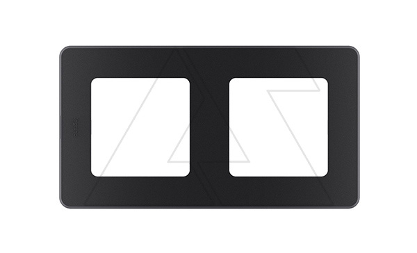 Inspiria - Рамка 2 поста (антрацит) Inspiria - Рамка 2 поста (антрацит)