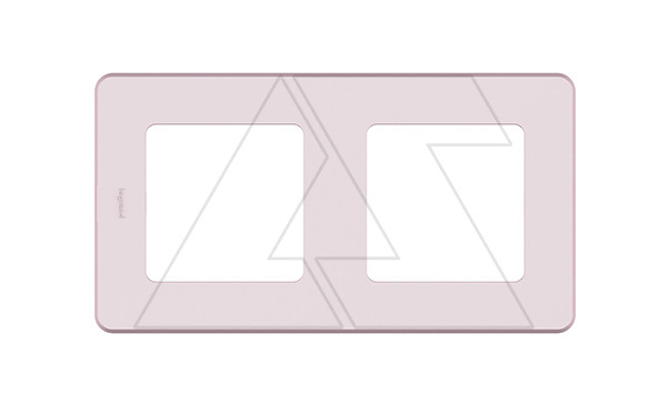 Inspiria - Рамка 2 поста (розовый) Inspiria - Рамка 2 поста (розовый)