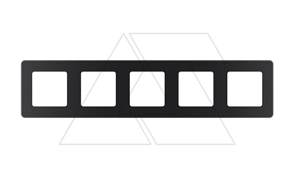 Inspiria - Рамка 5 постов (антрацит) Inspiria - Рамка 5 постов (антрацит)