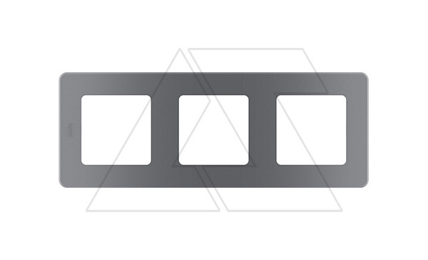 Inspiria - Рамка 3 поста (дымчатый) Inspiria - Рамка 3 поста (дымчатый)
