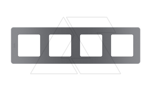 Inspiria - Рамка 4 поста (дымчатый) Inspiria - Рамка 4 поста (дымчатый)