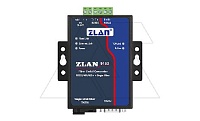 Оптоволоконный преобразователь ZLAN9153-3-EU (используется с ZLAN9153-5-EU), RS-232/Ethernet в одномодовое оптоволокно, разъем SC, 24VDC, EU, DIN35