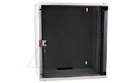 Щит телекоммуникационный 19", 9U, ВxШxГ 459x540x400 мм, SX, навесной, дверь стекло, серый