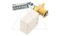 Корпус привода HE с катушкой электромагнитной блокировки 24VDC