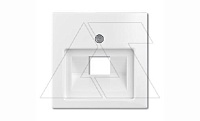 Basic 55 - Лицевая панель для одинарной информационной розетки (сл.кость)