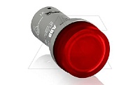 Светосигнальная арматура CL2-523R, красная, 230VAC, IP66, 22mm