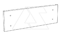 Глухая модульная панель 200x800мм (ВхШ), RAL7035, 1шт