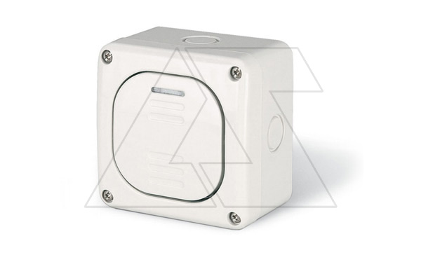 Выключатель накладной одноклавишный, 1P 20A/250V, с подсветкой, M95(95x95mm), IP66, серия PROTECTA