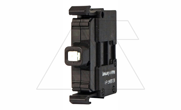 Блок белого индикатора LED, 12…30VAC/DC Titan M22-LED-W