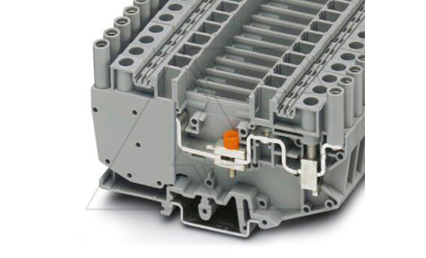 Клемма измерительная с размыкателем URTK/SP /8,2mm, винтовая, 2 присоед., 6(max 10)mm2, 41A, 500V, серая Клемма измерительная с размыкателем URTK/SP /8,2mm, винтовая, 2 присоед., 6(max 10)mm2, 41A, 500V, серая