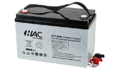 Батарея аккумуляторная HAC HR12-380W, F12(M8), 12V/100Ah, 328x172х215(220) ДxШxВ, 29 кг, 15 лет