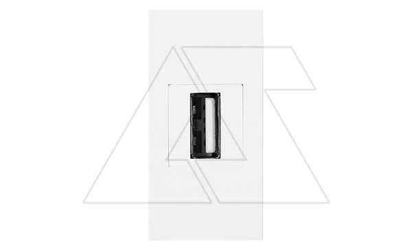 Noen - Розетка USB 2.0, двойной разъем, 1М, белая