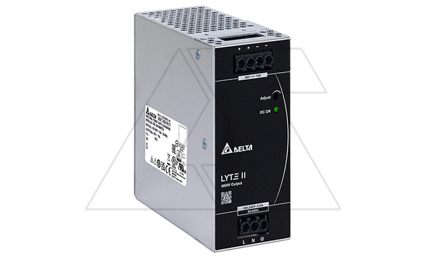 Блок питания импульсный Lyte II, 480W, 10А, 90_264VAC / 48VDC, DIN35, винт. клеммы, ал. корпус