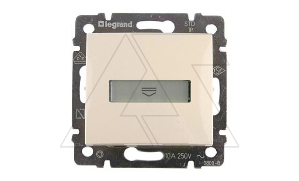 Valena - Выключатель с ключом-карточкой, сл.кость