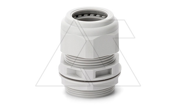 Ввод кабельный M20x1.5 с гайкой без мембраны, диаметр кабеля 7_12mm, GW 750°C, UV-resistant, IP66, серый RAL7035 Ввод кабельный M20x1.5 с гайкой без мембраны, диаметр кабеля 7_12mm, GW 750°C, UV-resistant, IP66, серый RAL7035