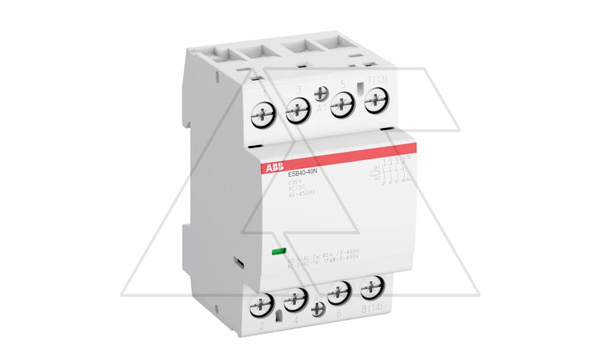 Контактор модульный ESB40-40N-06, 40A, 4NO, 230VAC/DC, 3M