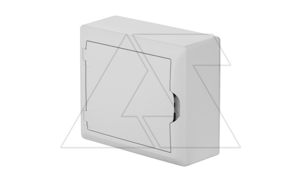 Щит навесной ECO BOX 1x8M, N/PE 2x 2x16+5x10mm2, белая пласт. дверь, белый RAL9003, 198x228x96mm, IP40