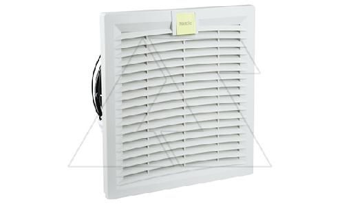 Вентилятор с фильтром SFE откидной 118Вт, 1512м3/ч, 230VAC, габариты 326x326x109мм, вырез 292x292мм, IP54, RAL7035