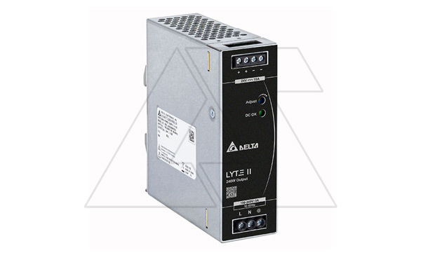 Блок питания импульсный Lyte II, 240W, 10А, 90_264VAC / 24VDC, DIN35, винт.клеммы, ал.корпус
