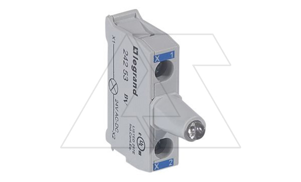 Osmoz - Блок синего индикатора LED, 12…24VAC/DC, для корпусов, винтовые зажимы
