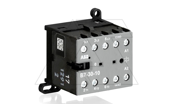 Мини-контактор B7-30-10-80 220...240VAC, 3NO 12A(20A-AC1) 5.5kW, всп.контакт 1NO (4A-AC15)