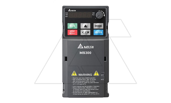 Преобразователь частоты MS300, 400VAC, 0.37/0.55kW, 1.5/1.8A, ЭМС С2, IP20, корп.B