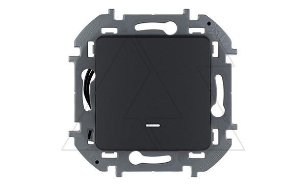 Inspiria - Выключатель с подсветкой (антрацит) Inspiria - Выключатель с подсветкой (антрацит)