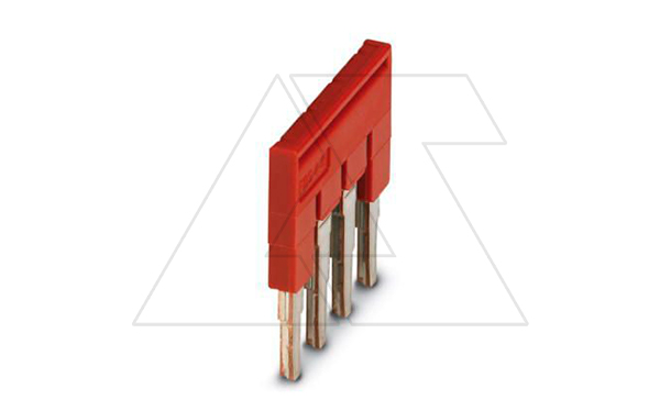Перемычка FBS 4-6 на 4 полюса, для клемм 6,2mm, 32A, красная Перемычка FBS 4-6 на 4 полюса, для клемм 6,2mm, 32A, красная