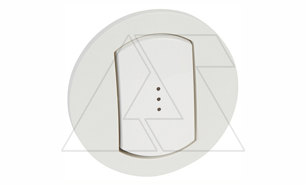 Celiane - Лицевая панель IP44 для выключателя/переключателя с подсветкой/индикацией белый