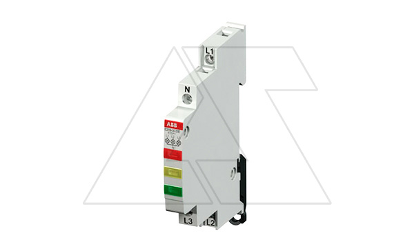Индикатор E219-3EDC, 115_250VAC, 1 желтый + 1 зеленый + 1 красный LED, 0,5M