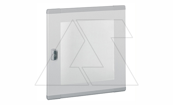 Дверь для щита XL3 160 на 2 ряда, плоская, прозрачное стекло