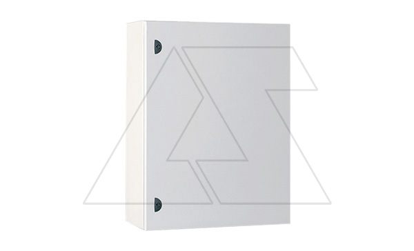 Щит моноблочный 300x300x150мм (ВxШxГ) с монтажной панелью, RAL7035, IP66