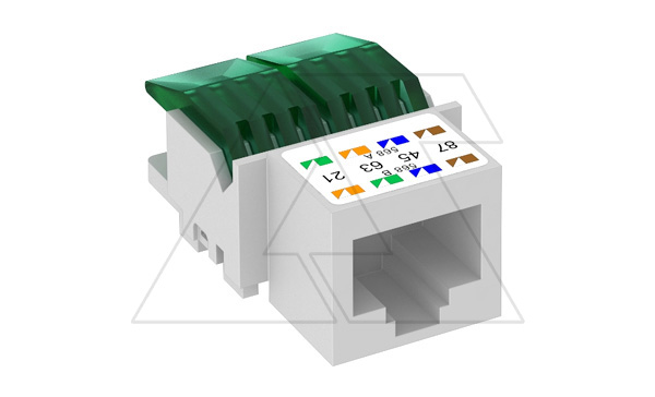 Разъем ASM-C5, RJ45, UTP кат 5E, для корпусов DTG-2RM, DTS-2RM