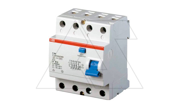 УЗО F204 AC-63/0.03, 4P 63A 30mA Inc=10kA 4M УЗО F204 AC-63/0.03, 4P 63A 30mA Inc=10kA 4M