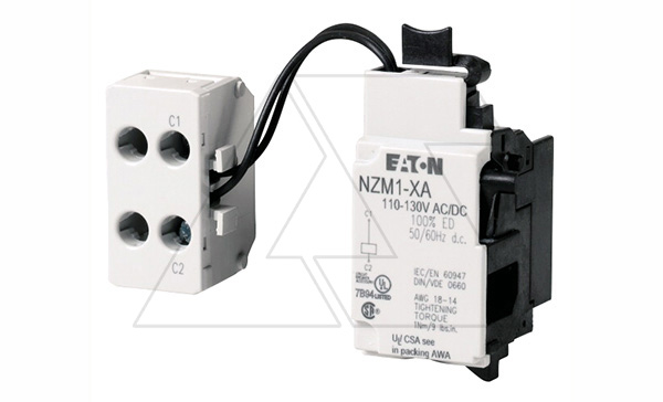 Расцепитель незав. NZM1-XA208-250AC/DC, 208_250VAC/DC, для NZM1, N1, LZM1, LN1 Расцепитель незав. NZM1-XA208-250AC/DC, 208_250VAC/DC, для NZM1, N1, LZM1, LN1