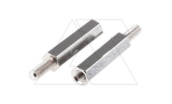 Стойка металлическая резьбовая h=50mm, d=12mm, с резьбой M8