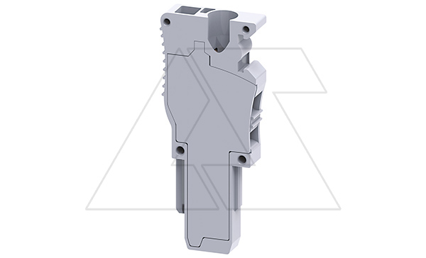 Штекер CX2.5PN /5x17,5 mm, пружинный, 1 присоед., 2,5(max 4)mm2, 24A, 500V, серый