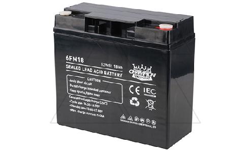 Батарея аккумуляторная Champion Power 6FM18, F3(M5), 12V/18Ah, 181х77х167 ДхШхВ, 5 лет