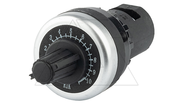 Потенциометр AD116-22PM, 10kΩ, 22mm, IP64 Потенциометр AD116-22PM, 10kΩ, 22mm, IP64