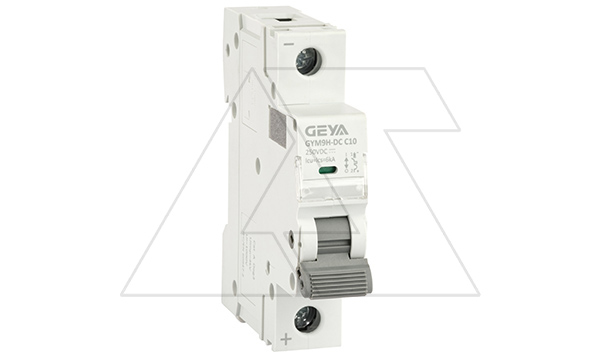 Авт. выкл. GYM9HDC-1P-10C, 1P, 10A, хар-ка C, 6kA, 250VDC, 1M Авт. выкл. GYM9HDC-1P-10C, 1P, 10A, хар-ка C, 6kA, 250VDC, 1M