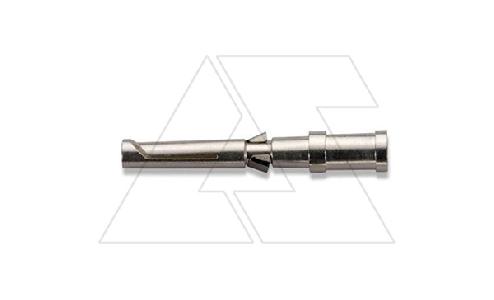 Контакт обжимной, тип гнездо, стандартный, 10A, 0,5mm2, Ø 1,6mm, с серебряным покрытием