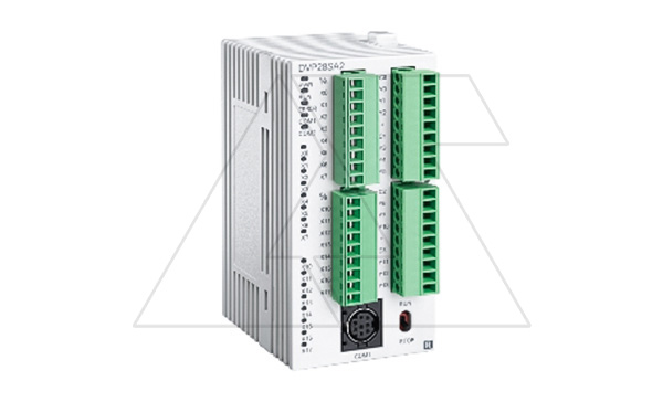 Программируемый логический контроллер DVP28SA211R, 16DI, 12RO, 24VDC, 16K шагов, RS232, RS485