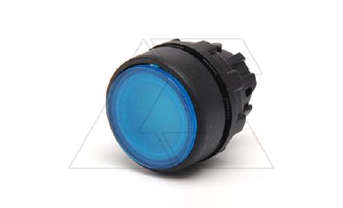 Головка кнопки CP, синяя, с фиксацией, плоская, 22mm, IP65