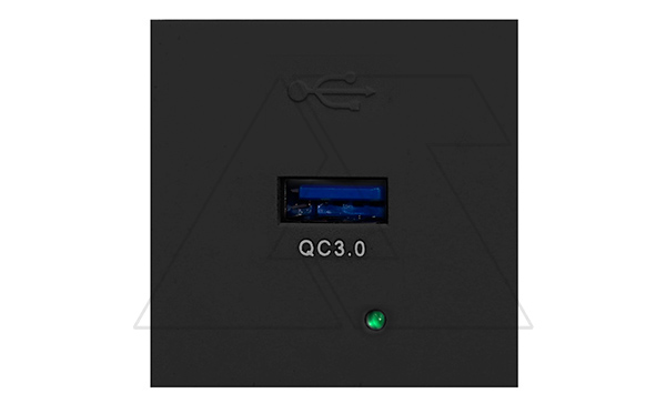 Noen - Розетка USB, быстрая зарядка, 2М, 3A/5V, 2A/9V, 1,5A/12V, в комплекте с рамкой, черная Noen - Розетка USB, быстрая зарядка, 2М, 3A/5V, 2A/9V, 1,5A/12V, в комплекте с рамкой, черная