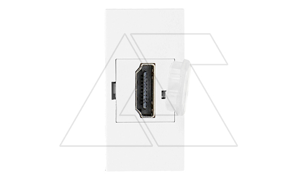 Noen - Розетка HDMI, двойной разъем, 1М, белая